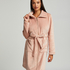Bademantel Zip Fleece, Rose