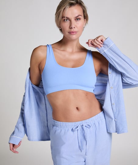 Bralette Scoop Dianne, Blau