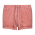 Short velours dentelle, Rose
