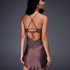 Slipdress Satin Honey, Rose