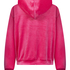 Hoodie Jacke Velours, Rose
