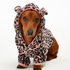 Fleece Hunde-Onesie, Rose