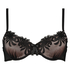 Padded underwired bra Vanity, Schwarz
