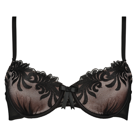 Padded underwired bra Vanity, Schwarz