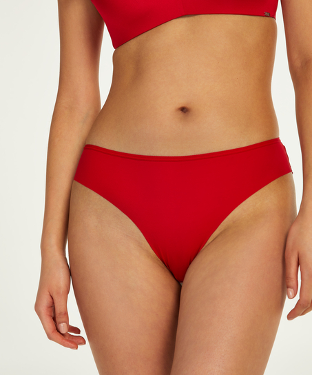 Slip br&eacute;silien Invisible Lace Back, Rouge