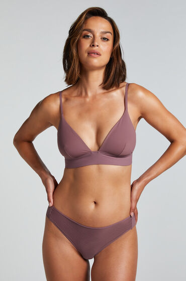 Hunkemöller Slip brésilien invisible Stripe mesh Violet