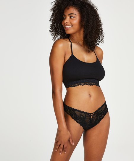 Slip brésilien Bobby, Noir