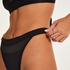 Bas de bikini coquin Mesh, Noir