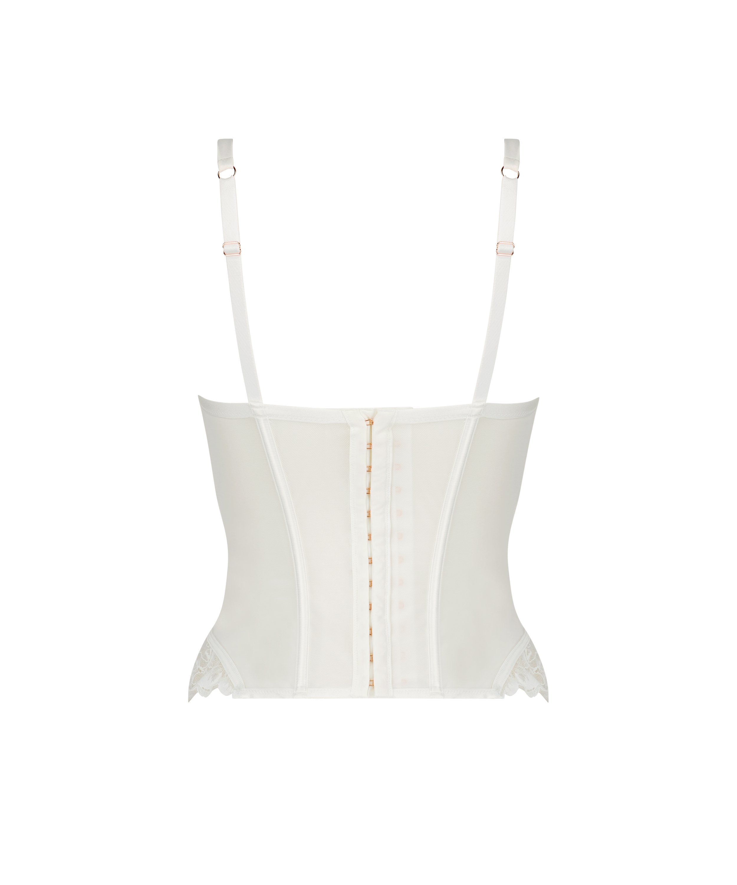 Bustier Cesca, Blanc, main