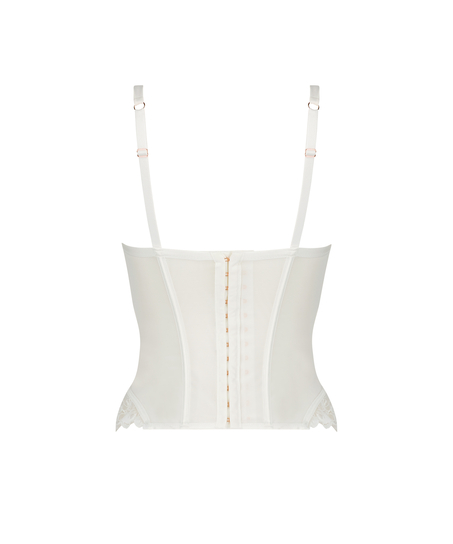 Bustier Cesca, Blanc