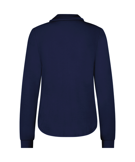 Langärmelige Jersey-Jacke Essential, Blau