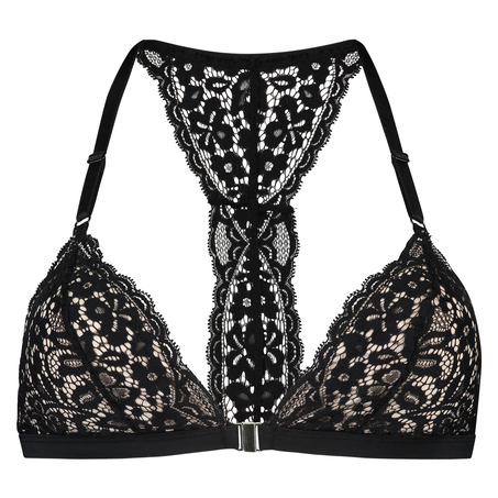 Préformé triangle brassière Marina, Noir