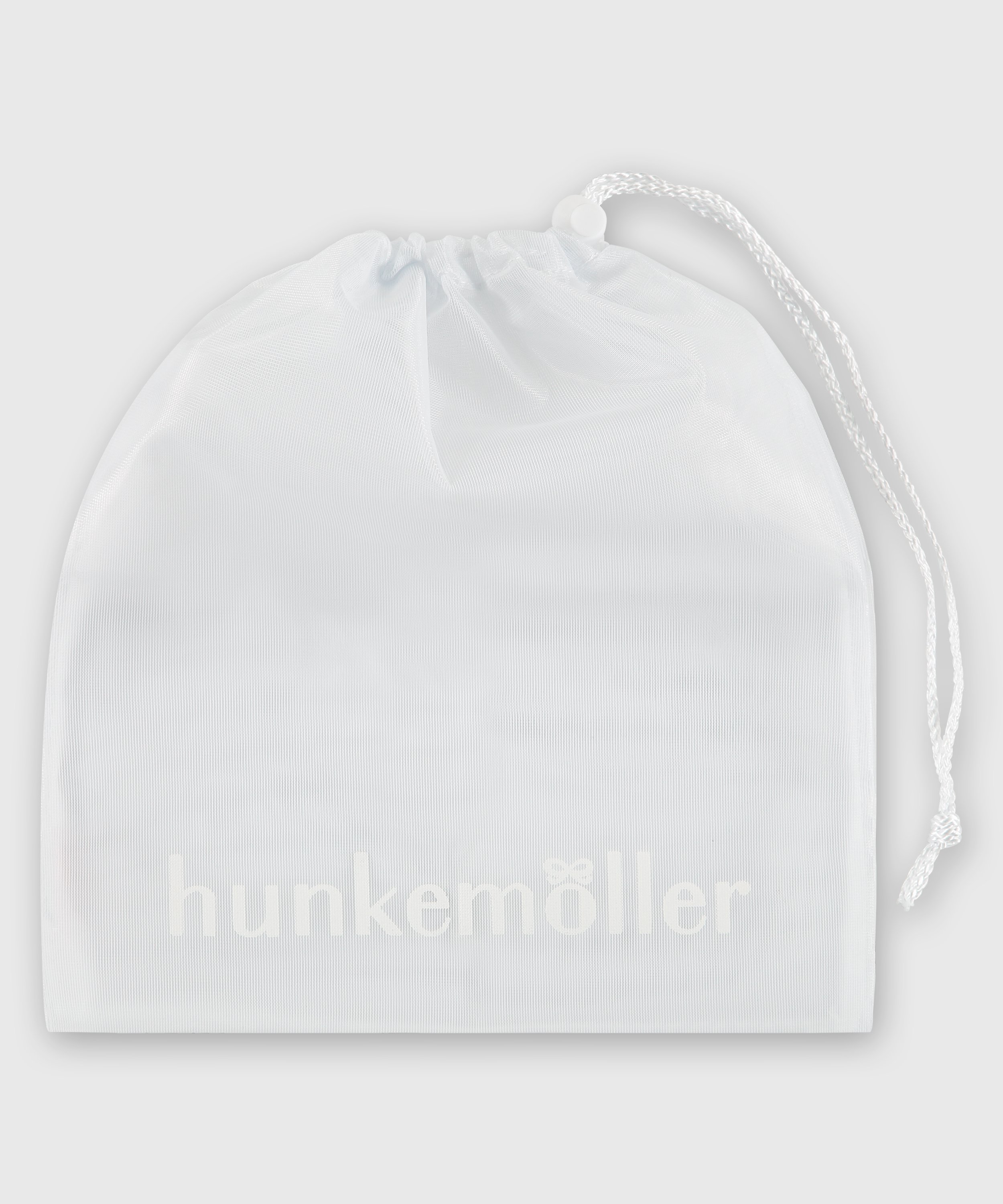 Waschbeutel Kordelverschluss, Weiß, main