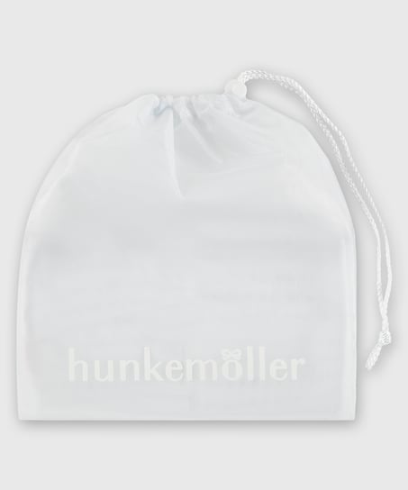 Waschbeutel Kordelverschluss, Weiß