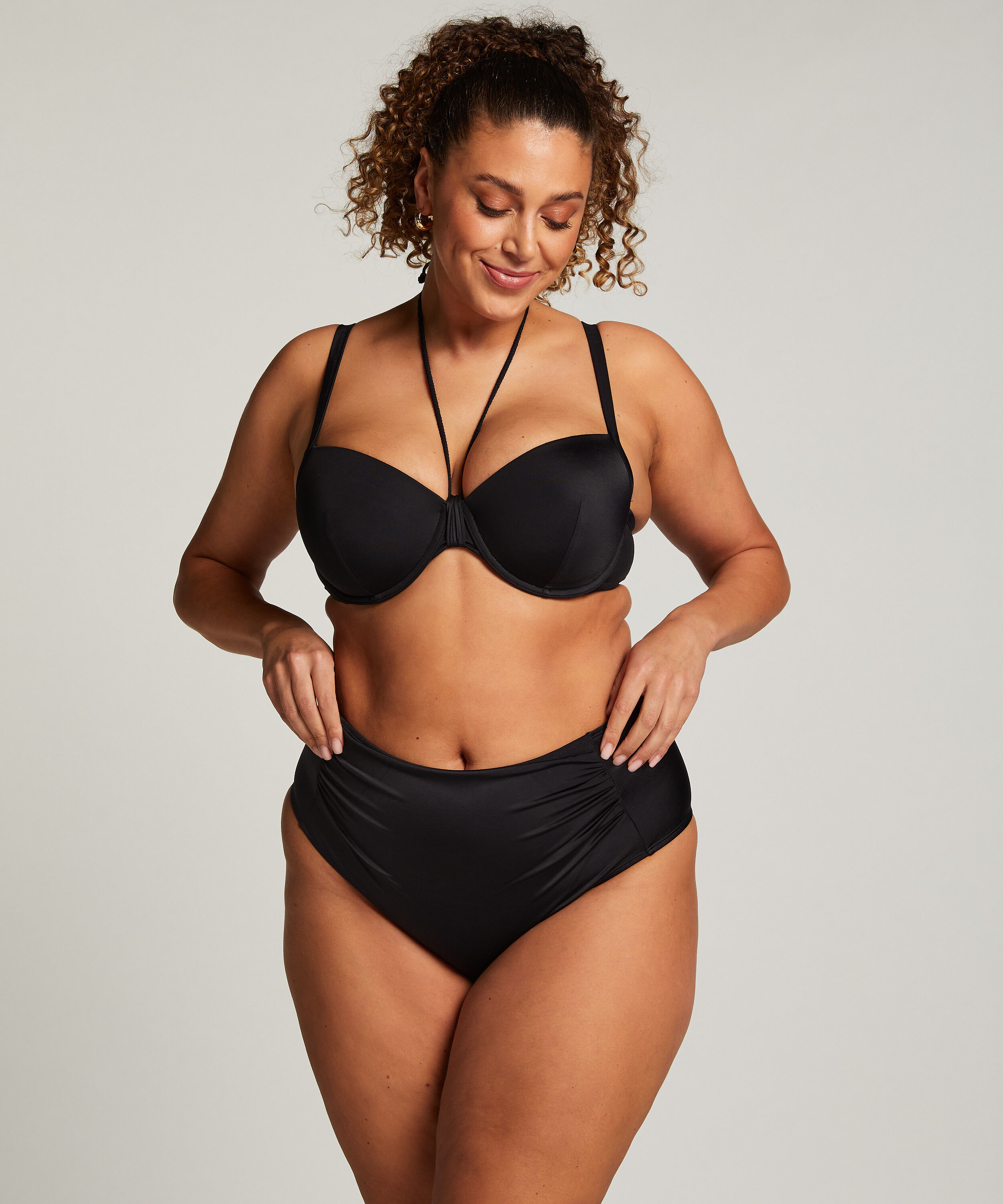 Bikini Slip Luxe, Schwarz