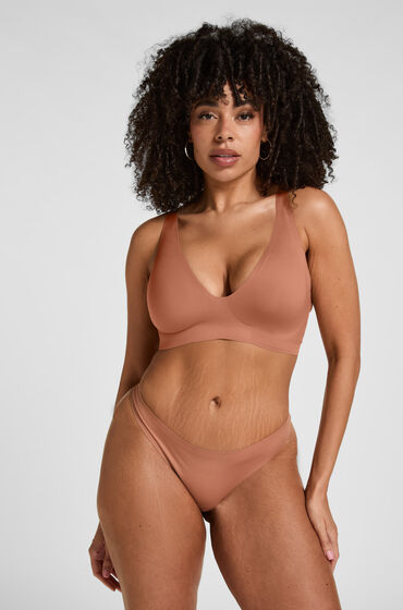 Hunkemöller Super Confort String Marron