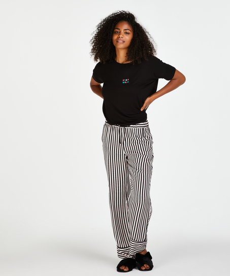 Pantalon woven, Noir