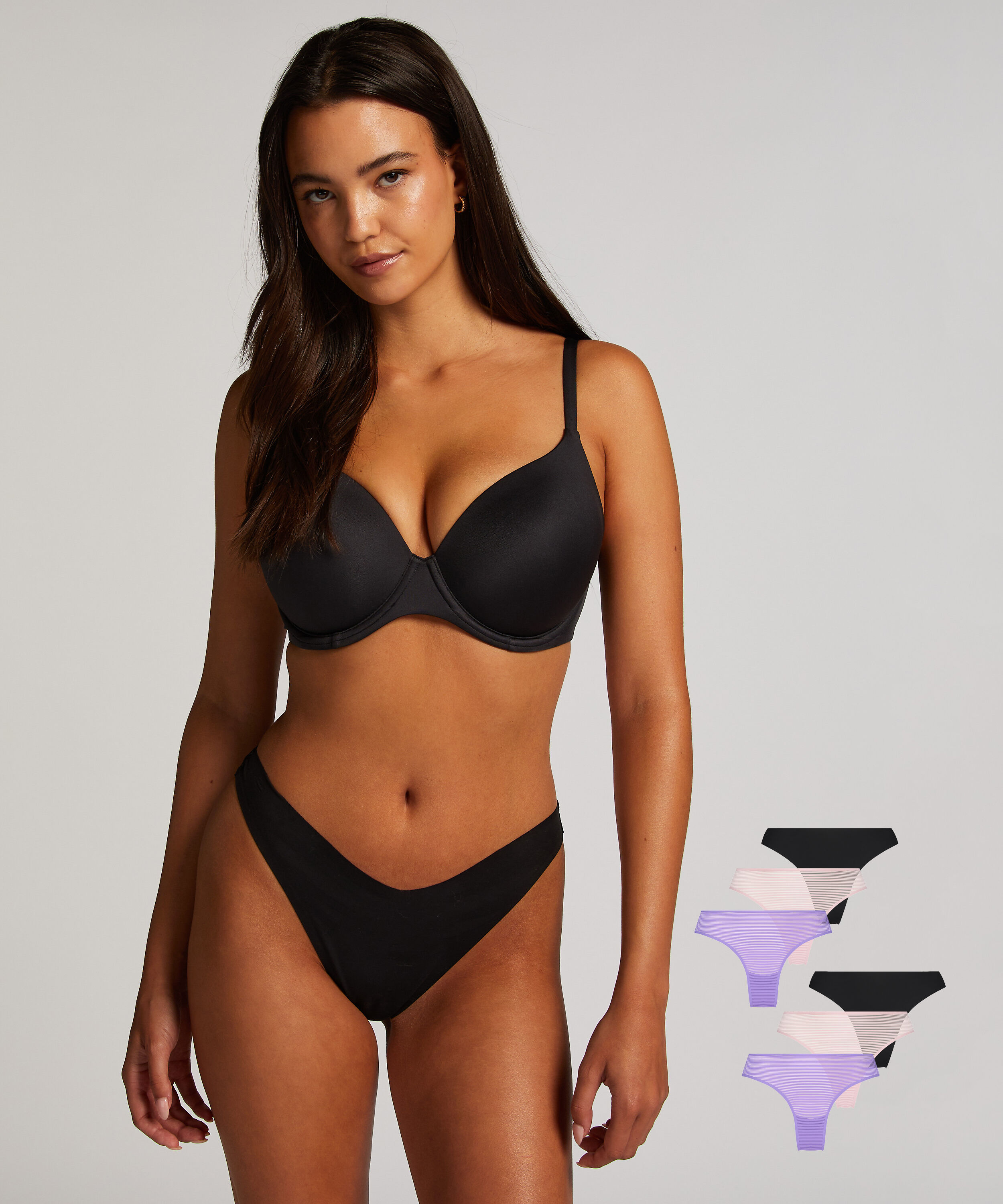 6er-Pack Invisible Brazilian, gr&uuml;n