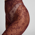 Collants Allover Lace, Rouge
