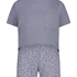 Kurzes Pyjamaset, Lila