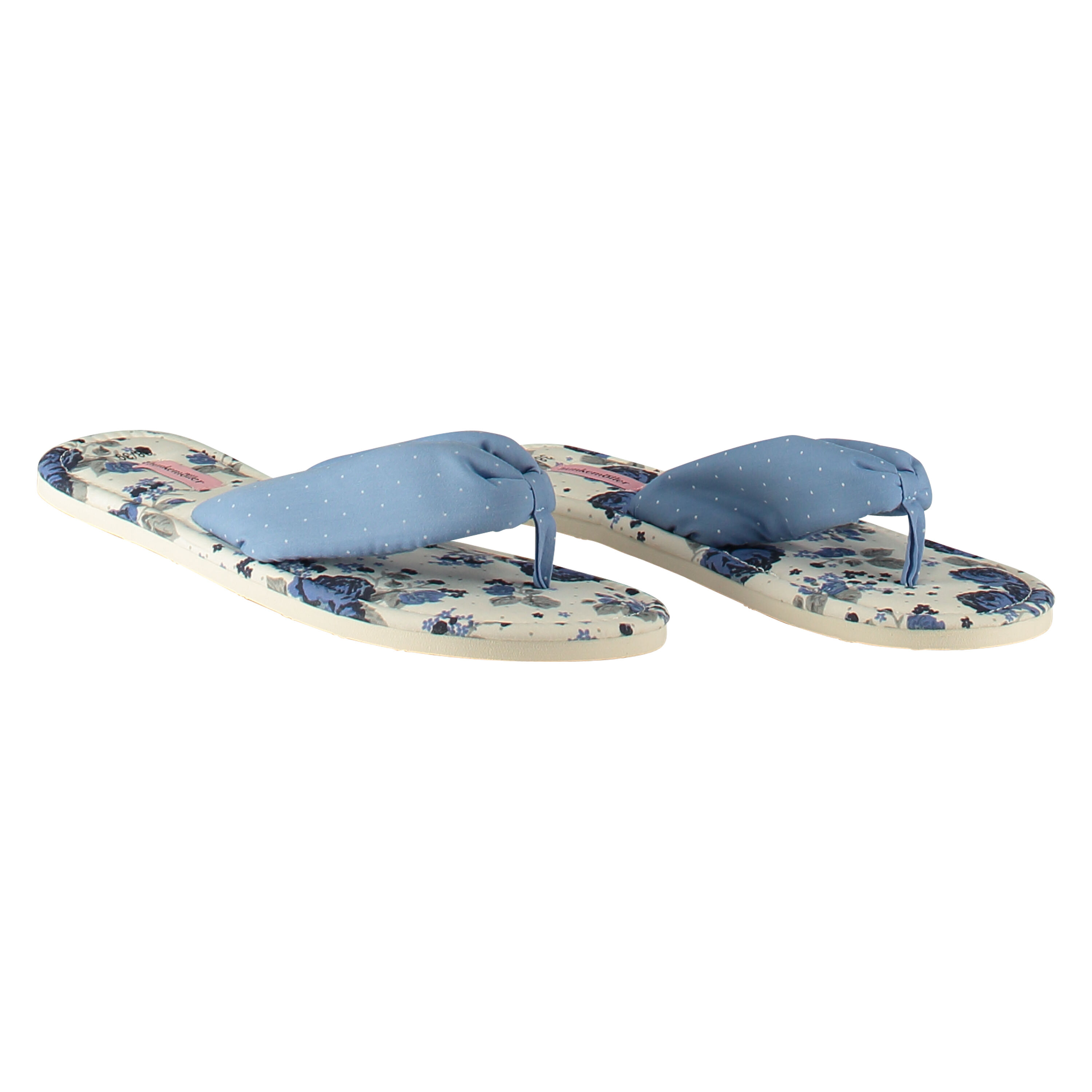 Flip-flops Poplin, Blau