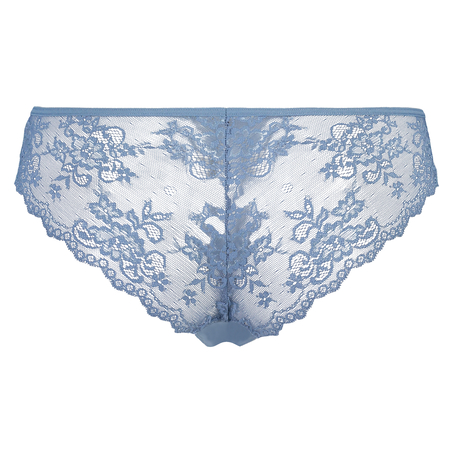 Invisible Brazilian Lace Back, Blau
