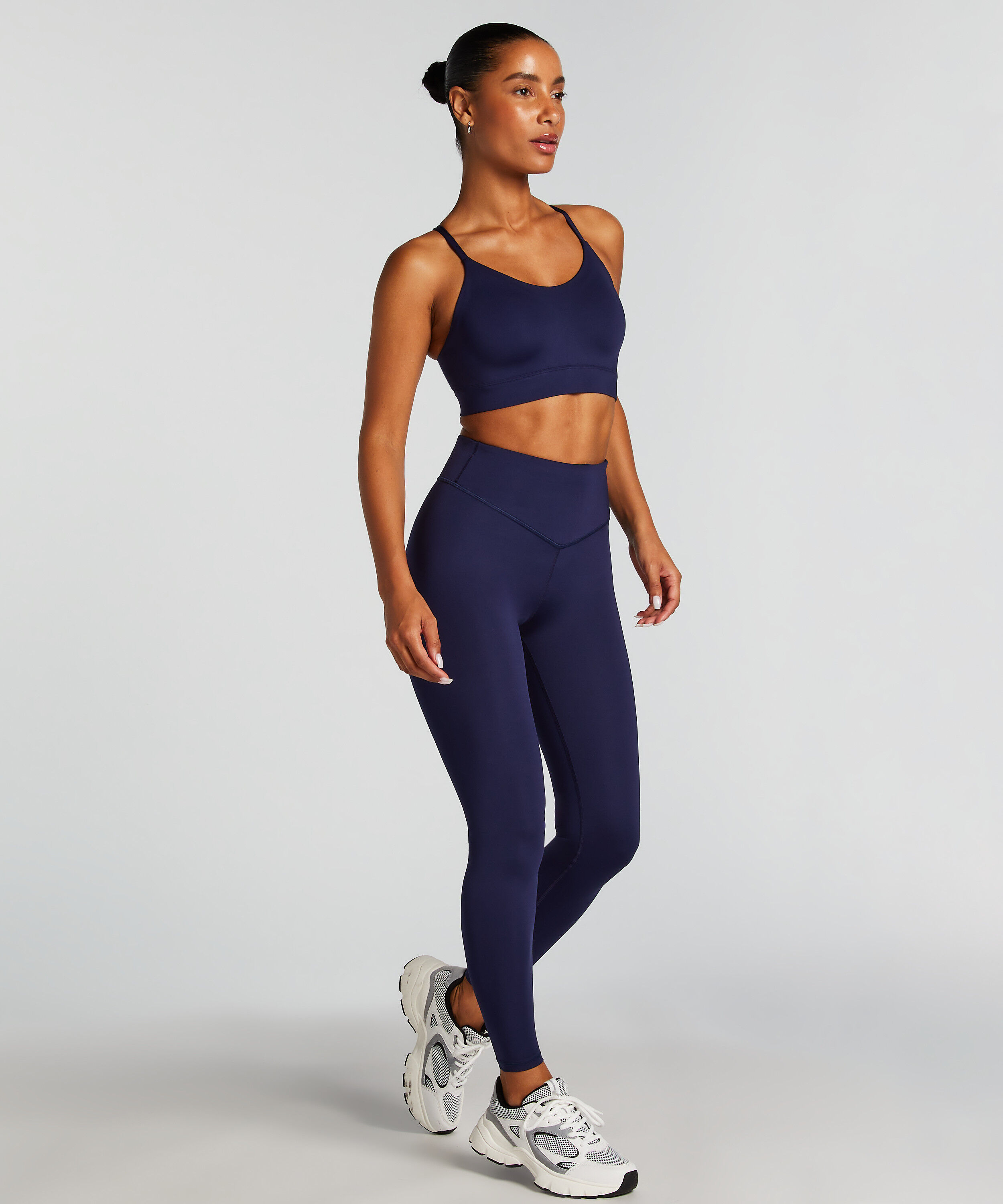 HKMX Leggings mit hoher Taille, Blau