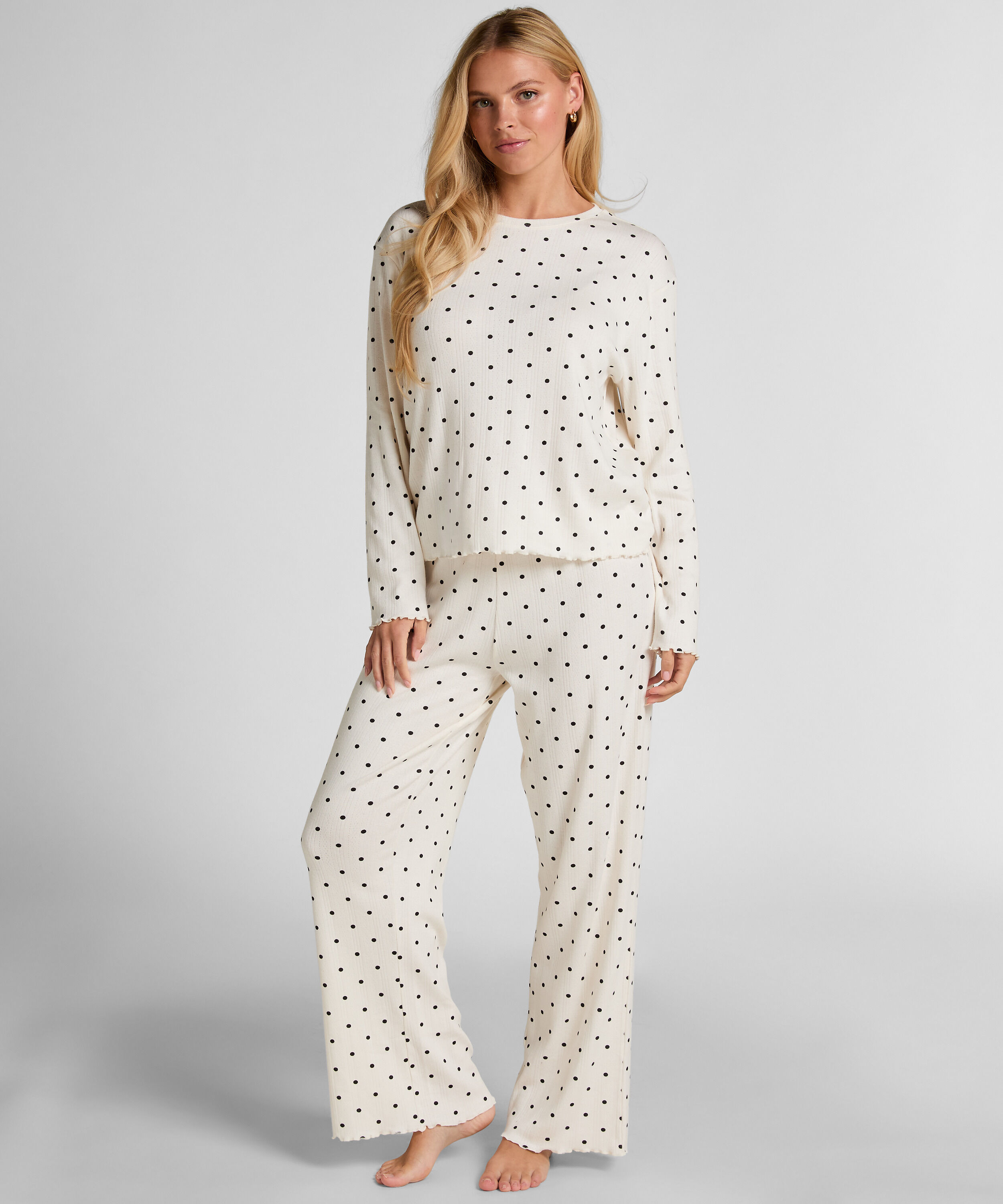 Pyjama Hose Loose Pointelle