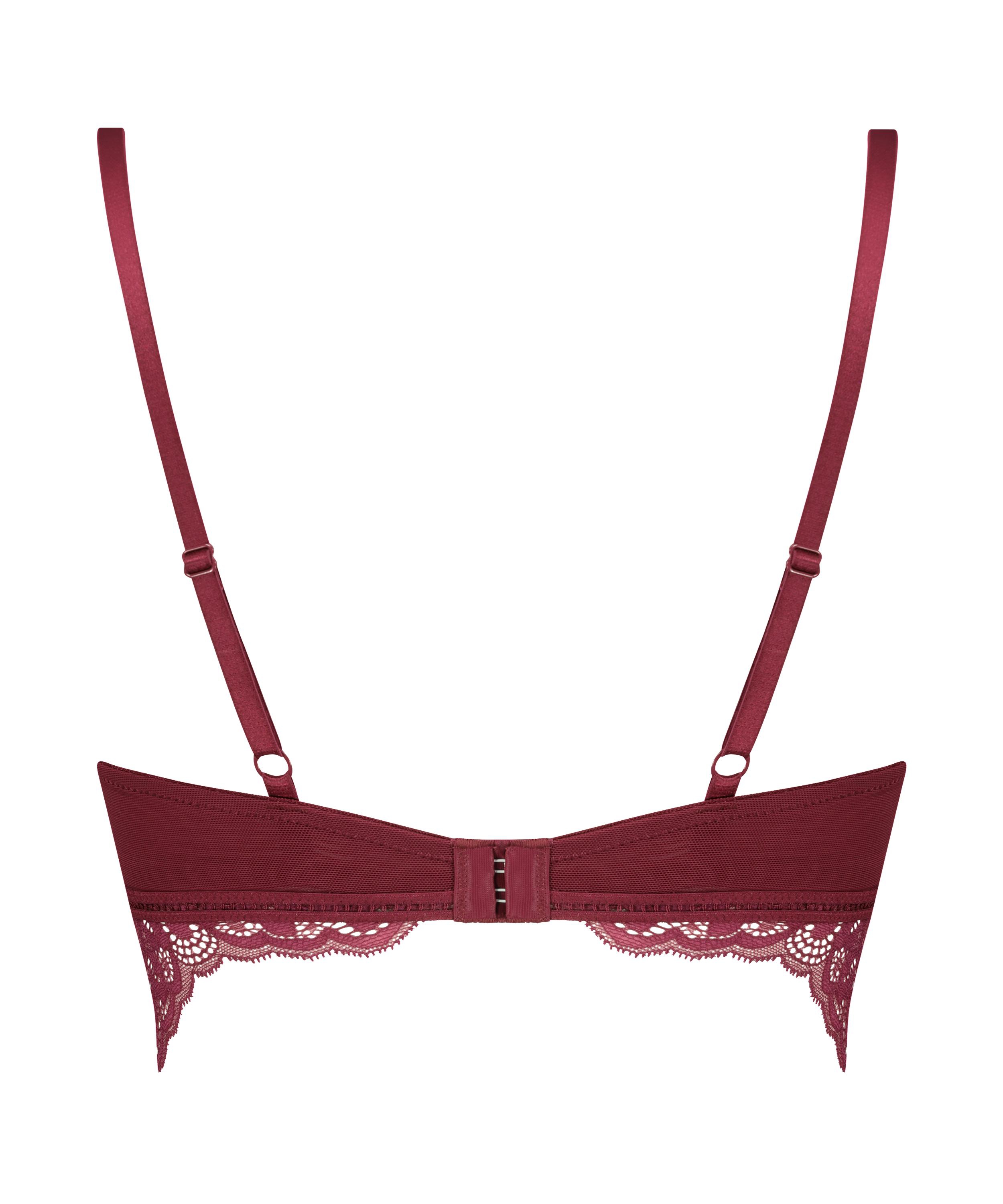 Soutien-gorge &agrave; armatures pr&eacute;form&eacute; longline Elise, Rouge, main
