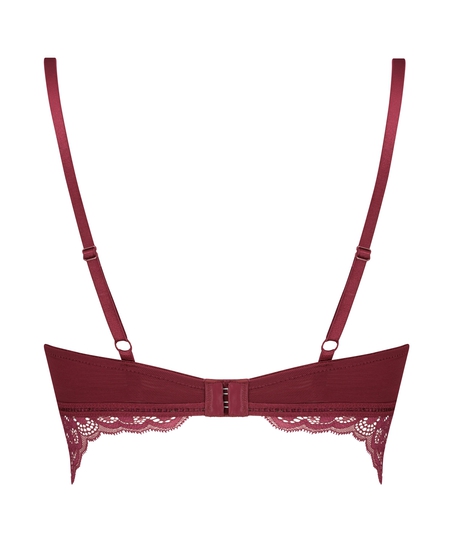 Soutien-gorge &agrave; armatures pr&eacute;form&eacute; longline Elise, Rouge