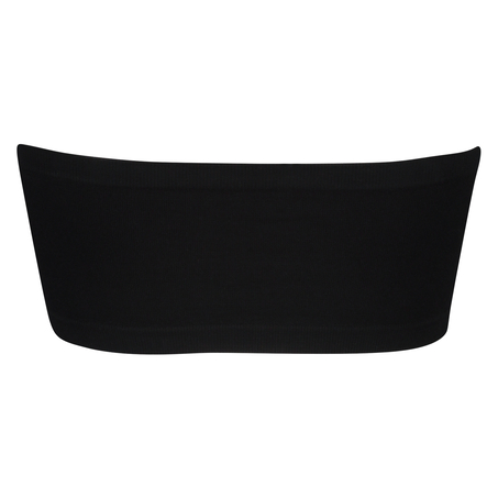 Bandeau-Top, Seamless, Schwarz