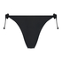 Bas de bikini string Luxe, Noir