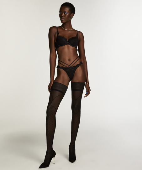 Overknee-Strumpf Nyakim, Schwarz