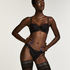 Soutien-gorge &agrave; armatures non-pr&eacute;form&eacute; Fleur Nyakim, Noir