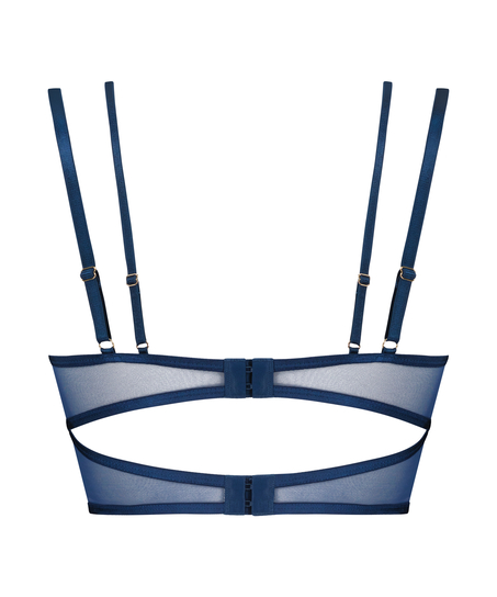 Unwattierter Longline-Bügel-BH Constance, Grün