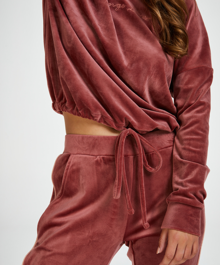 Jogginghose Velours, Rose