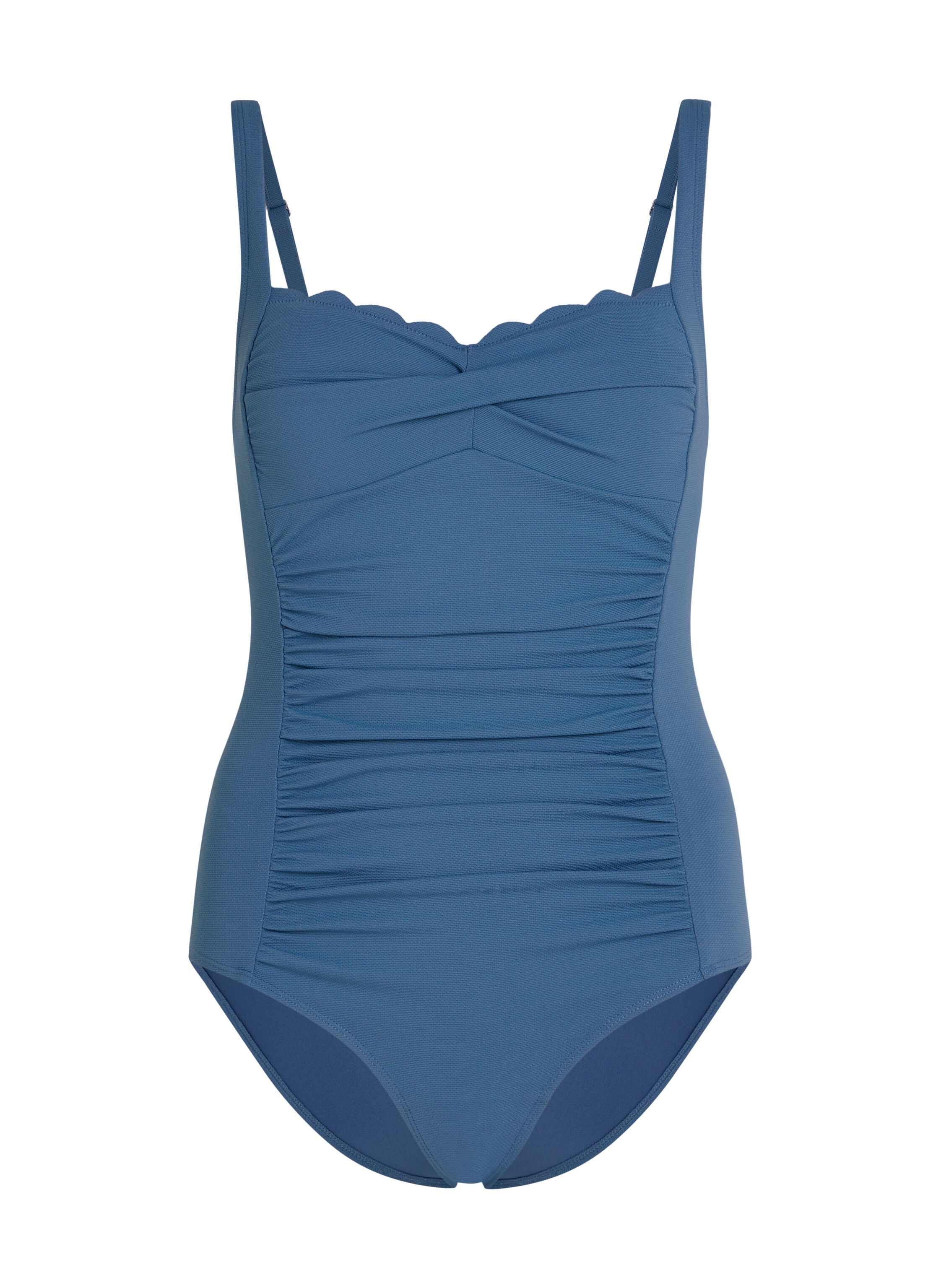 Maillot de bain Shaping Scallop, Bleu Maillot de bain Shaping Scallop, Bleu