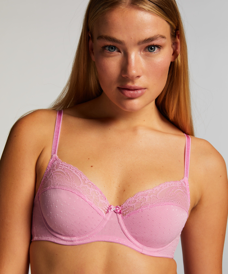 Soutien-gorge &agrave; armatures non-pr&eacute;form&eacute; Sophie, Rose