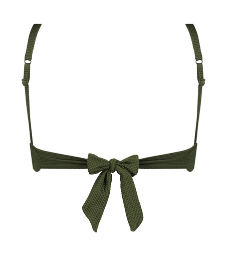 Haut de bikini Triangle Scallop, Vert