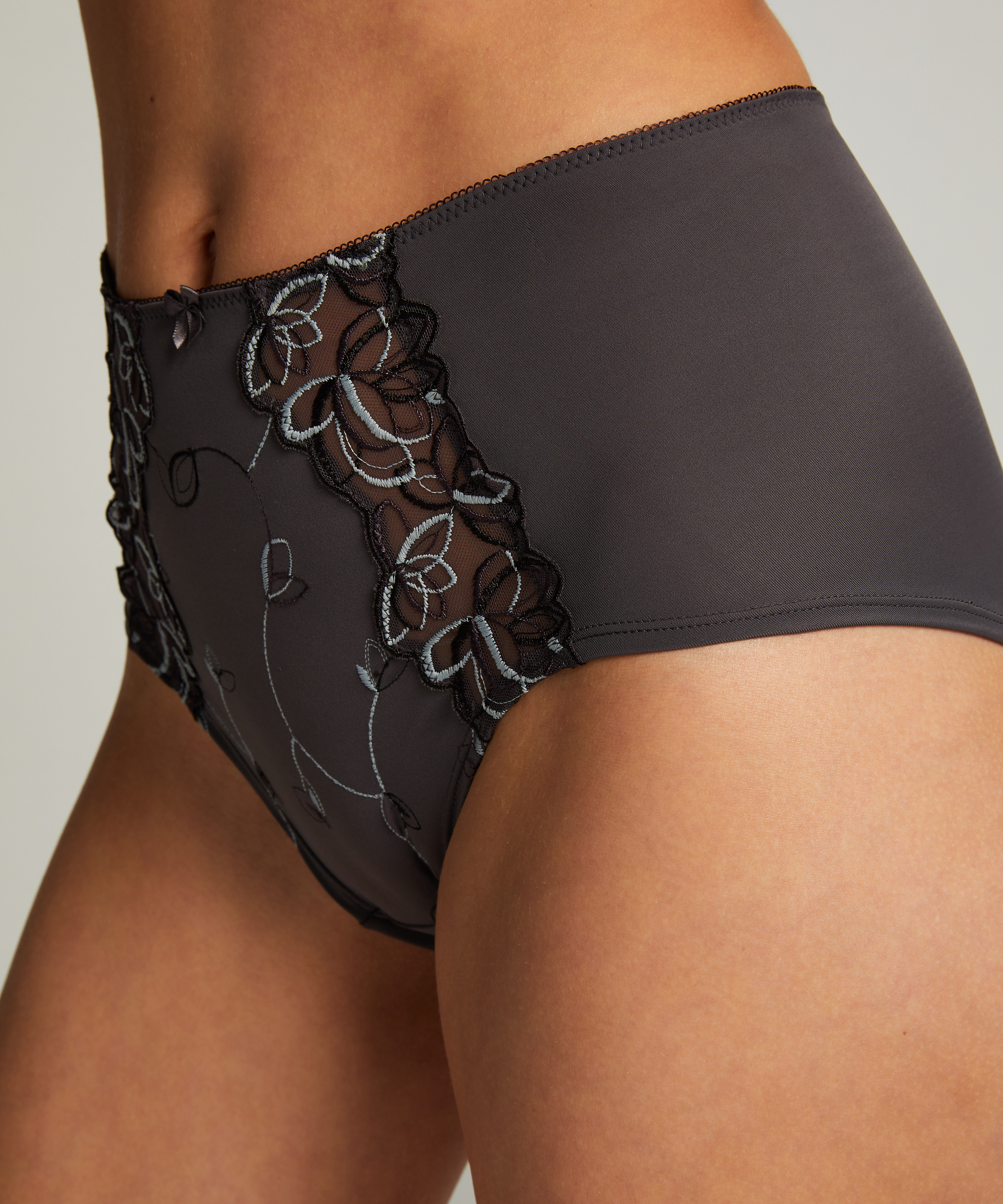 Hochgeschnittener Boxershort Diva, Grau, main