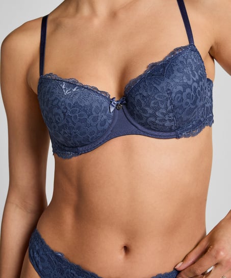 Soutien-gorge à armatures préformé Marine, Bleu
