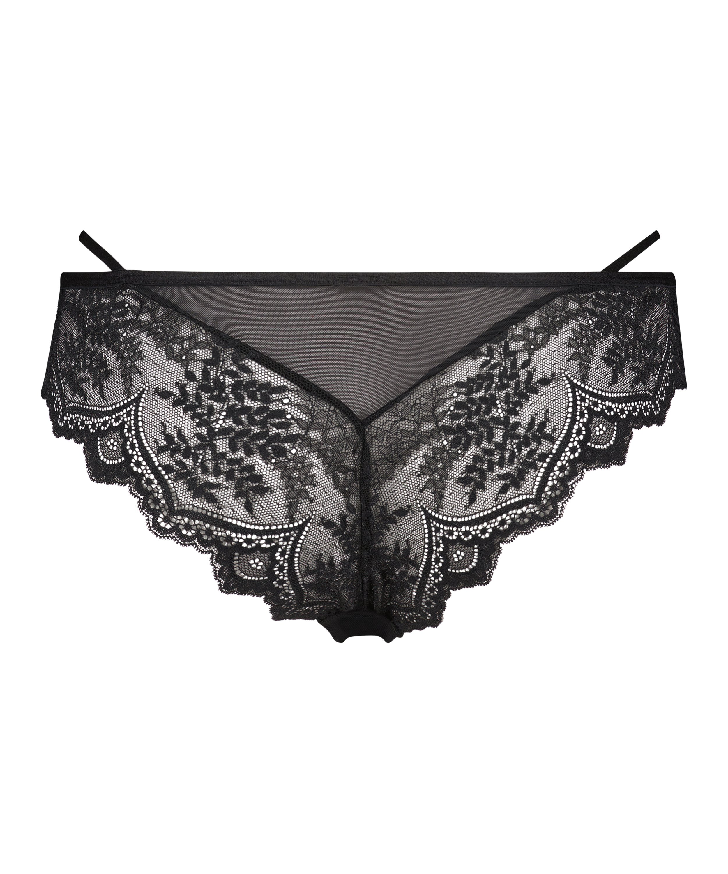 Slip brésilien Anna, Noir, main