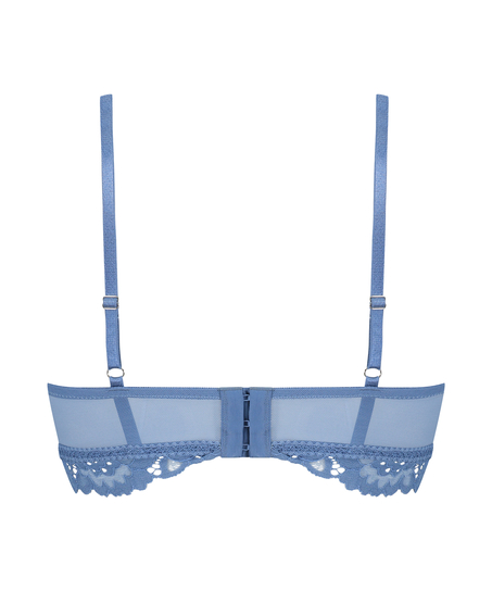 Soutien-gorge préformé sans armatures longline Shiloh, Bleu