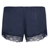 Pyjama-Shorts Satin, Blau