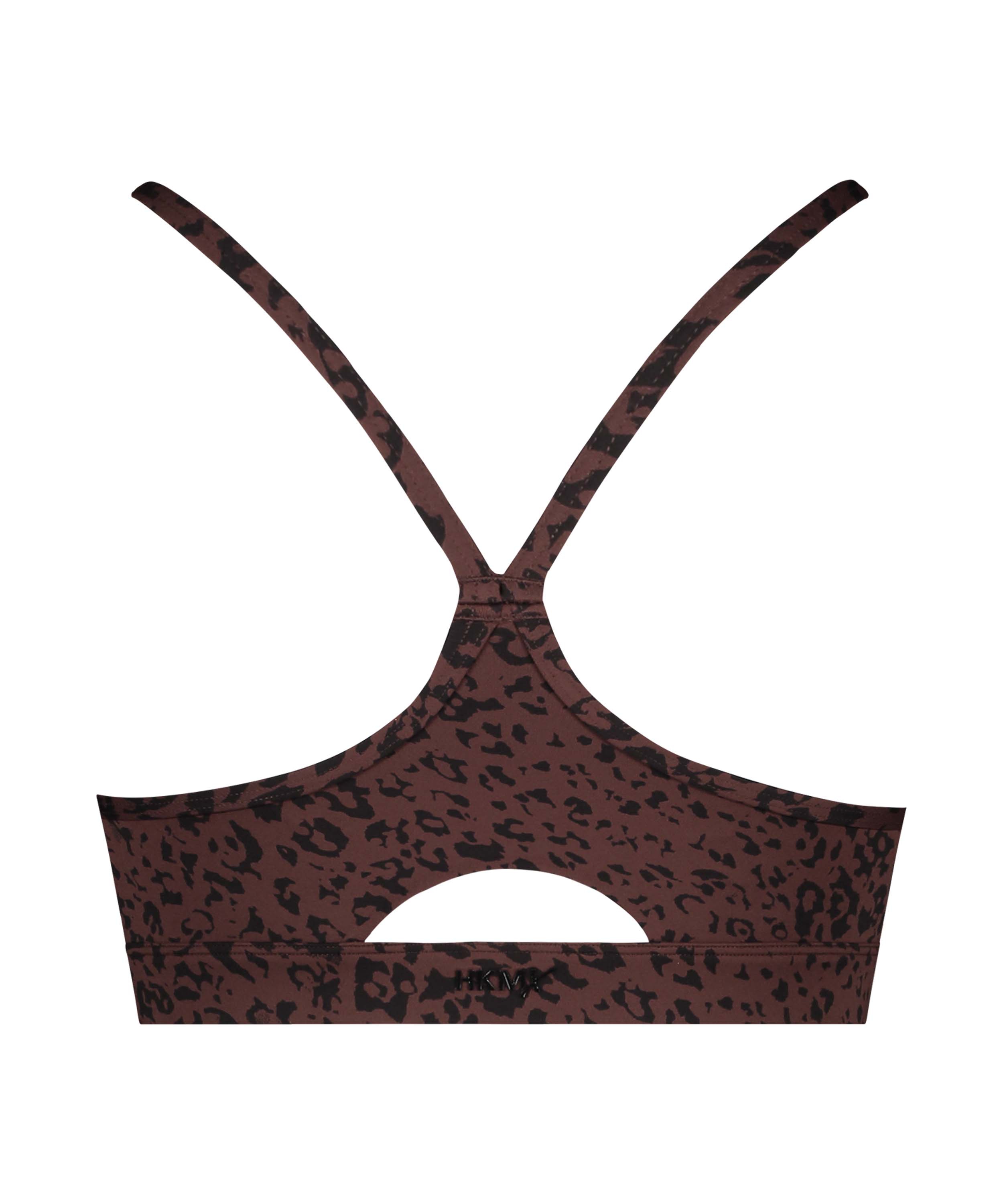 HKMX Brassière de sport de niveau 1, Marron, main