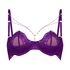 Soutien-gorge rembourré demi-bonnet à armatures préformé Belladonna, Violet, main Soutien-gorge rembourré demi-bonnet à armatures préformé Belladonna, Violet
