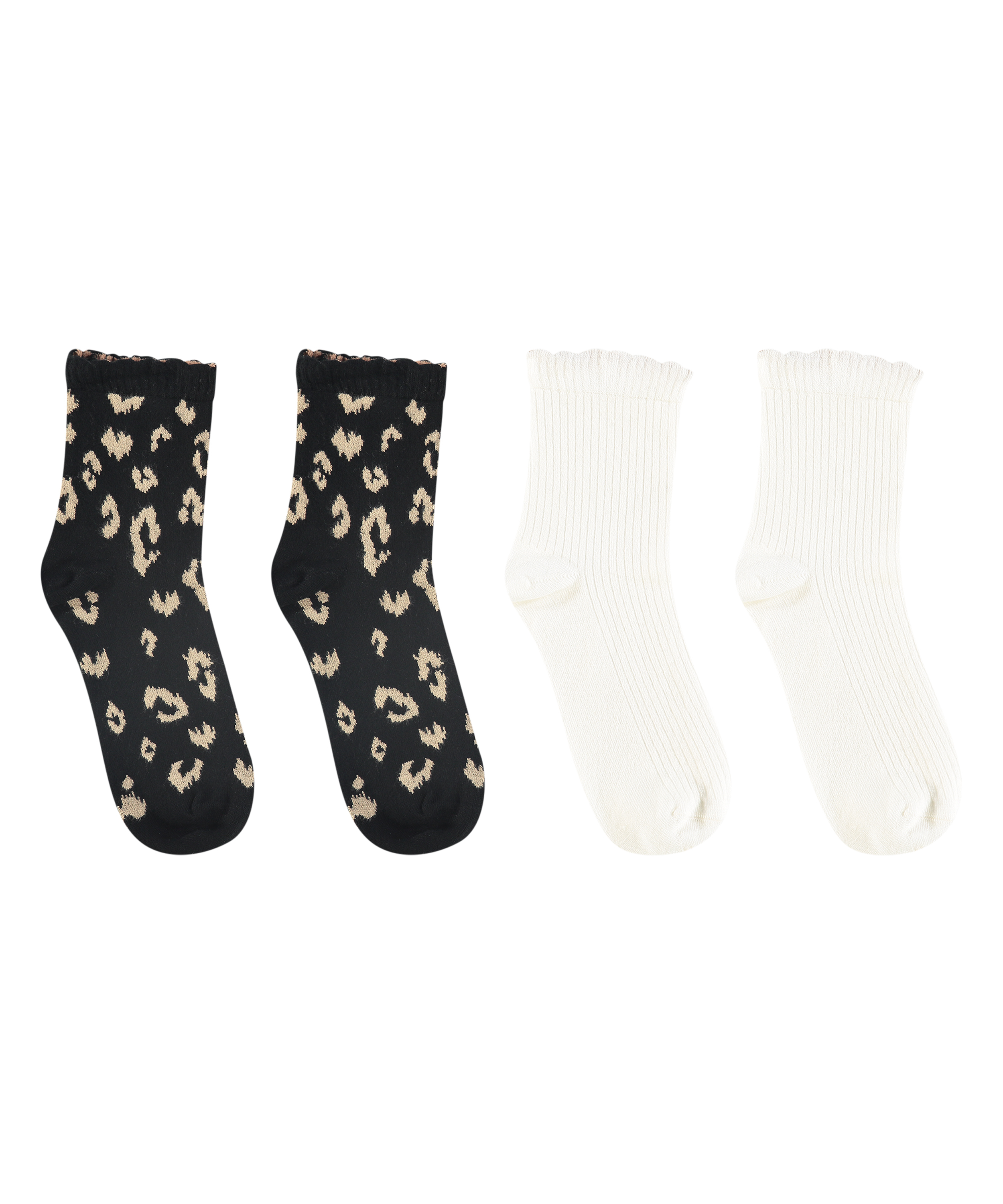 2er-Pack Socken, Schwarz, main