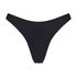 Bas de bikini échancré Juicy, Noir