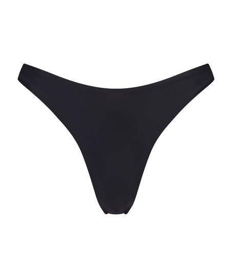 Bas de bikini échancré Juicy, Noir