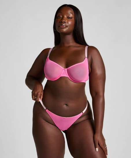 Soutien-gorge à armatures non rembourré Roza, Rose